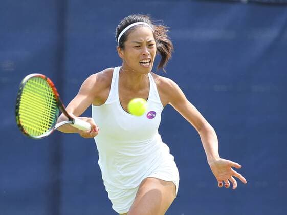 TENNIS - WTA Tennis Damen Aegon Open 2016 NOTTINGHAM,ENGLAND,08.JUN.16 - TENNIS - WTA Tour, Aegon Open. Image shows Su-Wei Hsieh (TPE). GEPAxpictures xAlanxGrieves