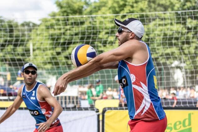 1 William Allen 2 Theodore Brunner (USA) FiVB Worldtour Major Hamburg
