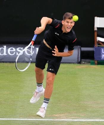 09.06.2016, Mercedes Cup Stuttgart, ATP Tennis Herren Tour, Tennis im Bild: Dominic Thiem (AUT)