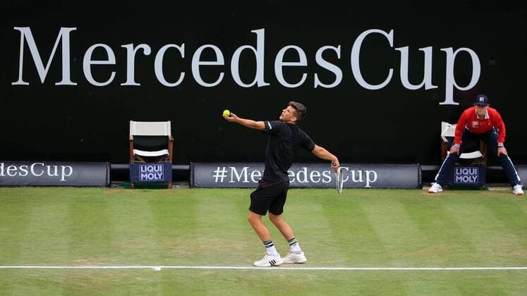 09.06.2016, Mercedes Cup Stuttgart, ATP Tennis Herren Tour, Tennis im Bild: Dominic Thiem (AUT)
