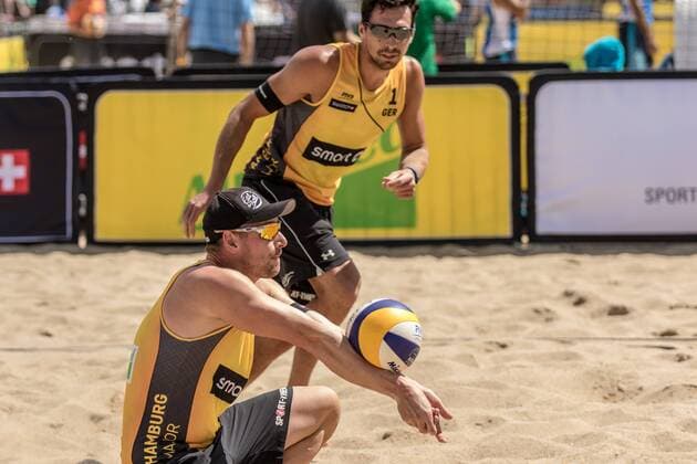 1 Jonathan Erdmann 2 Kay Matysik (GER) FiVB Worldtour Major Hamburg