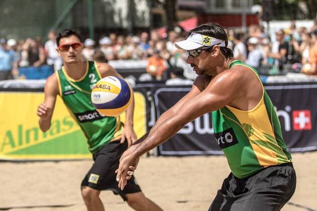 1 Ricardo Alex Costa Santos 2 Andre Loyola Stein (BRA) FiVB Worldtour Major Hamburg