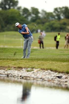 GOLF - PGA Golf Herren Lyoness Open 2016 ATZENBRUGG,AUSTRIA,09.JUN.16 - GOLF - PGA European Tour, Lyoness Open, Diamond Country Club. Image shows Bernd Wiesberger (AUT). GEPAxpictures xDanielxGoetzhaber