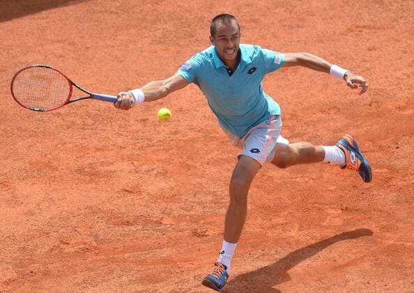 Tenisovy challenger Sparta Prague Open, 9. cervna v Praze. Lukas Rosol v souboji s Adamem Pavlaskem ve ctvrtfinale dvouhry muzu. CTKPhotoP201606090465901  suk3