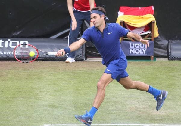 Tennis MercedesCup Stuttgart 09.06.2016 ATP Tennis Herren Tennis Turnier MeercedesCup beim TC Weissenhof in Stuttgart Roger Federer (SUI).