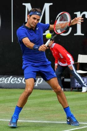 Roger FEDERER (SUI). Deutschland, Stuttgart: Tennis, MercedesCup 2016: Achtelfinale am 09.06.2016, TC Weissenhof.