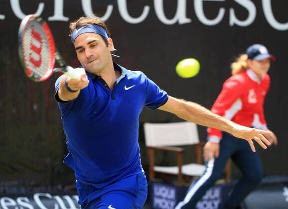 09.06.2016, Mercedes Cup Stuttgart, ATP Tennis Herren Tour, Tennis im Bild: Roger Federer (SUI)