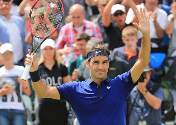 09.06.2016, Mercedes Cup Stuttgart, ATP Tennis Herren Tour, Tennis im Bild: Roger Federer (SUI)