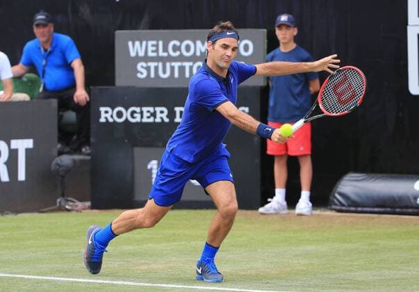 09.06.2016, Mercedes Cup Stuttgart, ATP Tennis Herren Tour, Tennis im Bild: Roger Federer (SUI)