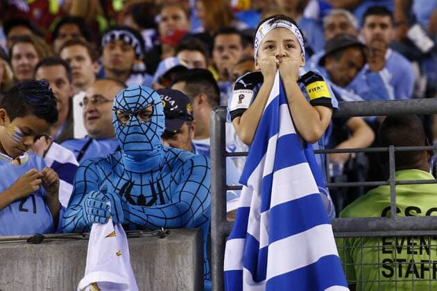 Uruguay supporters during a Copa America Centenario Group C match at the Lincoln Financial Field in Philadelphia, Nationalteam , Pennsylvania, United States, 9 June 2016. URUGUAY VS VENEZUELA !ACHTUNG: NUR REDAKTIONELLE NUTZUNG!  PHI023 20160610-636011315525976789