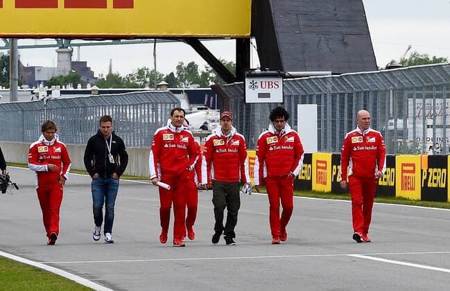 Bilder des Tages - Sport Sebastian Vettel, Scuderia Ferrari, formula 1 GP, Kanada in Montreal, 10.06.2016 Photo:mspb Jerry Andre Sebastian Vettel, formula 1 GP, Kanada
