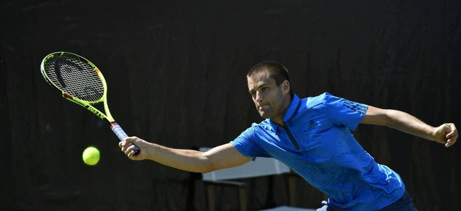Mikhail Youzhny (RUS) Aktion 10.06.2016 Tennis Mercedes-Cup Stuttgart Weißenhof 04.06..-12.06.2016 MercedesCup Stuttgart Weißenhof 2016