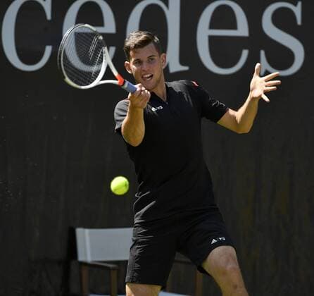Dominic Thiem (AUT) Aktion 10.06.2016 Tennis Mercedes-Cup Stuttgart Weißenhof 04.06..-12.06.2016 MercedesCup Stuttgart Weißenhof 2016