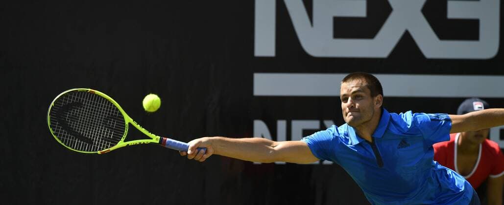 Mikhail Youzhny (RUS) Aktion 10.06.2016 Tennis Mercedes-Cup Stuttgart Weißenhof 04.06..-12.06.2016 MercedesCup Stuttgart Weißenhof 2016
