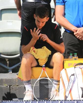 10.06.2016, Mercedes Cup Stuttgart, ATP Tennis Herren Tour, Tennis im Bild: Dominic Thiem (AUT)