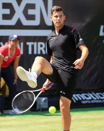10.06.2016, Mercedes Cup Stuttgart, ATP Tennis Herren Tour, Tennis im Bild: Dominic Thiem (AUT)
