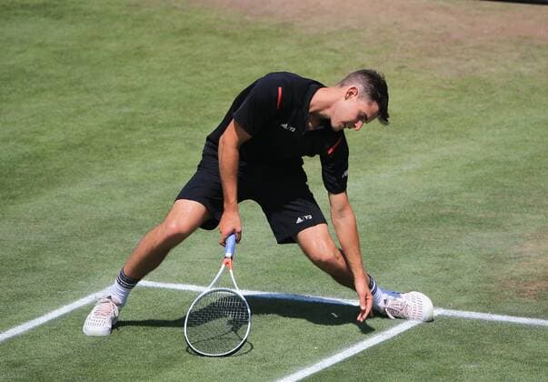 10.06.2016, Mercedes Cup Stuttgart, ATP Tennis Herren Tour, Tennis im Bild: Dominic Thiem (AUT)