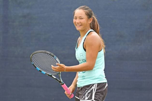 10.06.2016. Nottingham Tennis Centre, Nottingham, England. Aegon WTA Tennis Damen Nottingham Open Day 7. Tara Moore of Great Britain xDavidxKissmanx  ActionPlus11746934