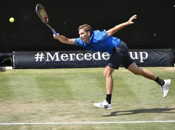 Florian Mayer (GER Aktion 10.06.2016 Tennis Mercedes-Cup Stuttgart Weißenhof 04.06..-12.06.2016 MercedesCup Stuttgart Weißenhof 2016