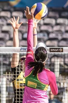 1 Eduarda Santos Lisboa (BRA) - 1 Julia Sude (GER) FiVB Worldtour Major Hamburg