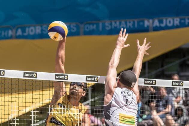 1 Jonathan Erdmann (GER) - 1 Markus Böckermann (GER) FiVB Worldtour Major Hamburg