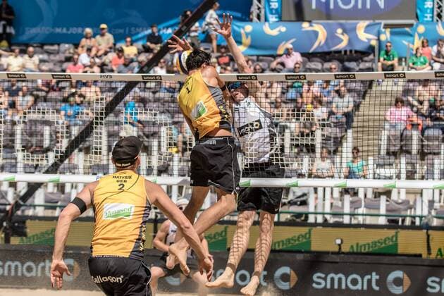 1 Jonathan Erdmann 2 Kay Matysik (GER) - 1 Markus Böckermann (GER) FiVB Worldtour Major Hamburg