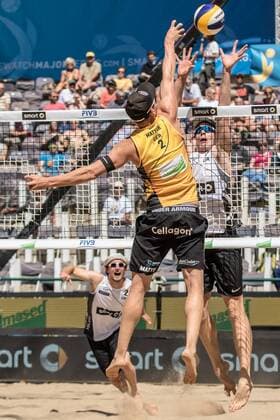 2 Kay Matysik (GER) - 1 Markus Böckermann FiVB Worldtour Major Hamburg