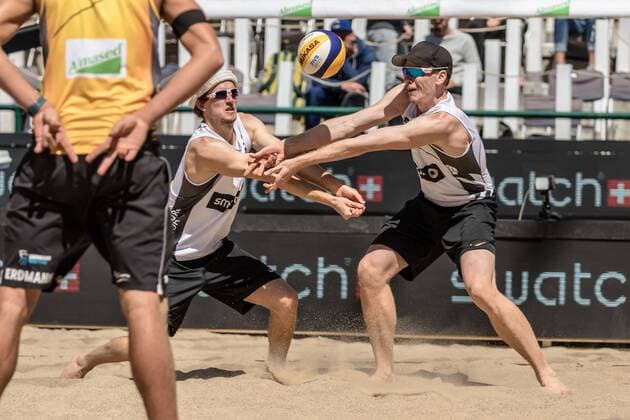 1 Markus Böckermann 2 Lars Flüggen (GER) FiVB Worldtour Major Hamburg