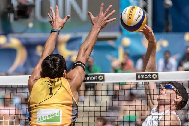 1 Jonathan Erdmann (GER) - 1 Markus Böckermann (GER) FiVB Worldtour Major Hamburg