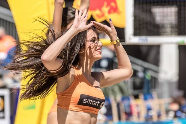 Cheerleader FiVB Worldtour Major Hamburg
