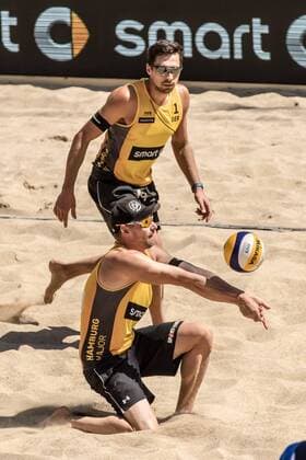1 Jonathan Erdmann 2 Kay Matysik (GER) FiVB Worldtour Major Hamburg