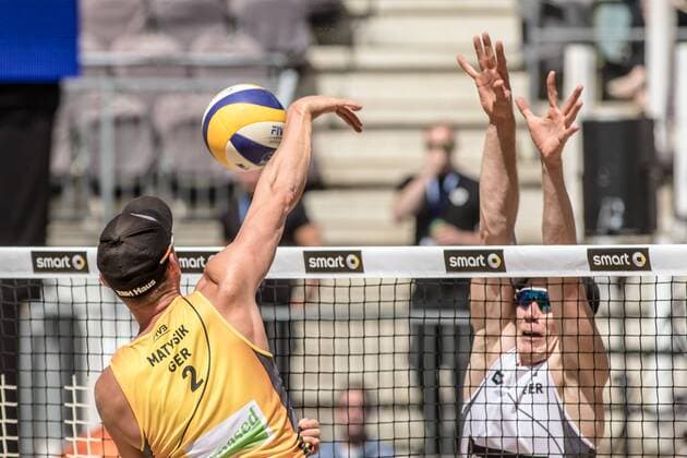 2 Kay Matysik (GER) - 1 Markus Böckermann (GER) FiVB Worldtour Major Hamburg