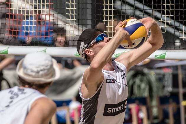 1 Markus Böckermann 2 Lars Flüggen (GER) FiVB Worldtour Major Hamburg