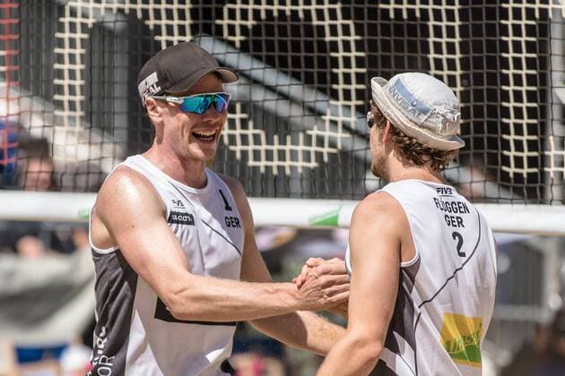 1 Markus Böckermann 2 Lars Flüggen (GER) FiVB Worldtour Major Hamburg