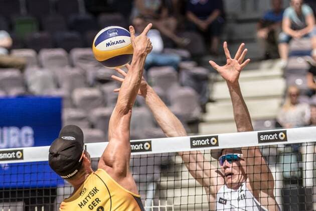2 Kay Matysik (GER) - 1 Markus Böckermann (GER) FiVB Worldtour Major Hamburg