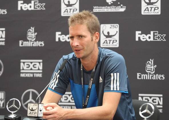 10.06.2016, Mercedes Cup Stuttgart, ATP Tennis Herren Tour, Tennis im Bild: Florian Mayer (GER) bei der PK