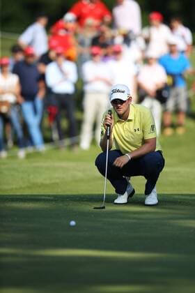 GOLF - PGA Golf Herren Lyoness Open 2016 ATZENBRUGG,AUSTRIA,10.JUN.16 - GOLF - PGA European Tour, Lyoness Open, Diamond Country Club. Image shows Bernd Wiesberger (AUT). GEPAxpictures xDanielxGoetzhaber