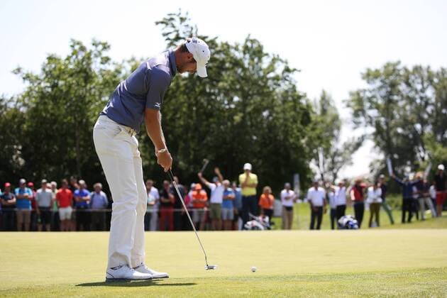 GOLF - PGA Golf Herren Lyoness Open 2016 ATZENBRUGG,AUSTRIA,10.JUN.16 - GOLF - PGA European Tour, Lyoness Open, Diamond Country Club. Image shows Chris Wood (ENG). GEPAxpictures xDanielxGoetzhaber