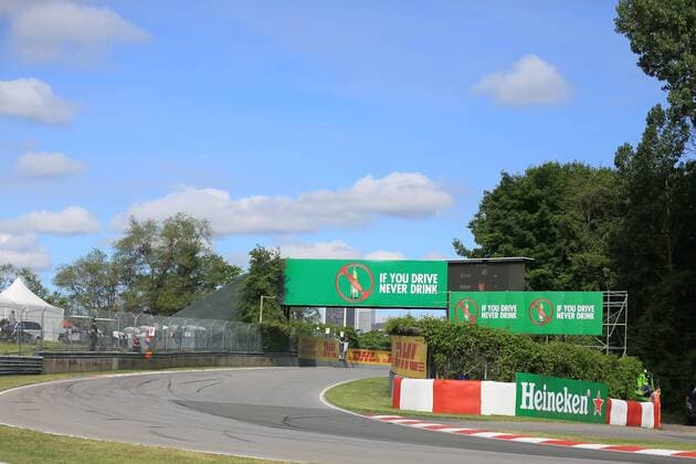 10.06.2016. Montreal, Canada. F1 Grand Prix of Canada, free practise. New Heineken trackside sponsorship xLeannexBoonx  ActionPlus11747188