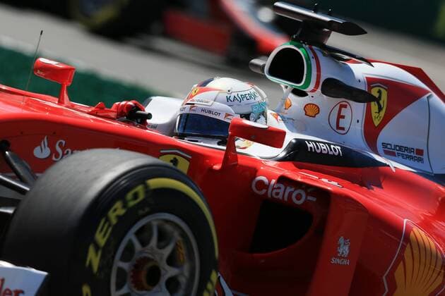 10.06.2016. Montreal, Canada. F1 Grand Prix of Canada, free practise. Scuderia Ferrari SF16-H & x2013; Sebastian Vettel xLeannexBoonx  ActionPlus11747193