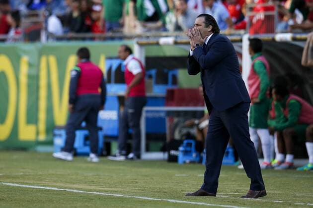 Chile coach Juan Antonio Pizzi leads the team during their Copa America Centenario soccer match at Gillete Stadium in Foxborough, Massachusetts, United States, 10 June 2016. CHILE VS BOLIVIA Länderspiel Nationalmannschaft !ACHTUNG: NUR REDAKTIONELLE NUTZUNG!  FOX026 20160611-636012128859250307