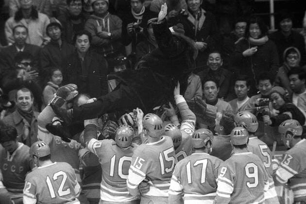 Olympische Winterspiele 1972 in Sapporo, Schlussjubel UdSSR