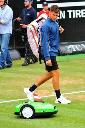 Dominic THIEM (AUT). Deutschland, Stuttgart: Tennis, MercedesCup 2016: Halbfinale am 11.06.2016, TC Weissenhof.