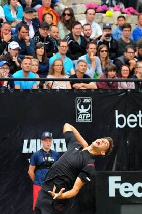 Dominic THIEM (AUT). Deutschland, Stuttgart: Tennis, MercedesCup 2016: Halbfinale am 11.06.2016, TC Weissenhof.