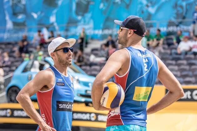1 Nicholas Lucena 2 Philip Dalhausser (USA) FiVB Worldtour Major Hamburg