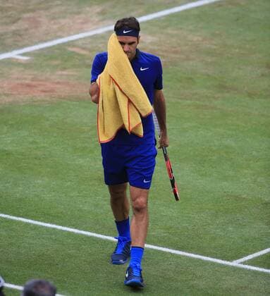 11.06.2016, Mercedes Cup Stuttgart, ATP Tennis Herren Tour, Tennis im Bild: Roger Federer (SUI)