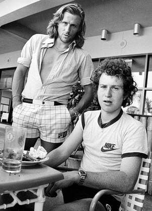 Jan. 1, 2011 - BJORN BORG AND JOHN MCENROE. FILE - ZUMAg49_
