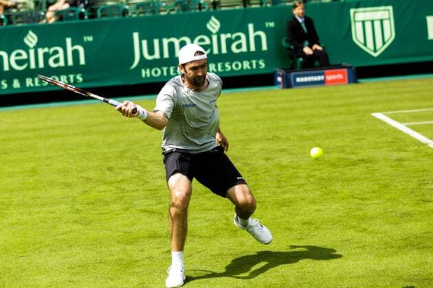 GER., Gerry Weber Open, Denis Istomin vs Benjamin Becker 11.06.2016, Gerry Weber Stadion, Halle in Westfalen, GER, Gerry Weber Open, Court 1. Turniertag 1, im Bild Benjamin Becker (GER) Foto @ nordphoto Rauch Local Caption nordphotoxrauch