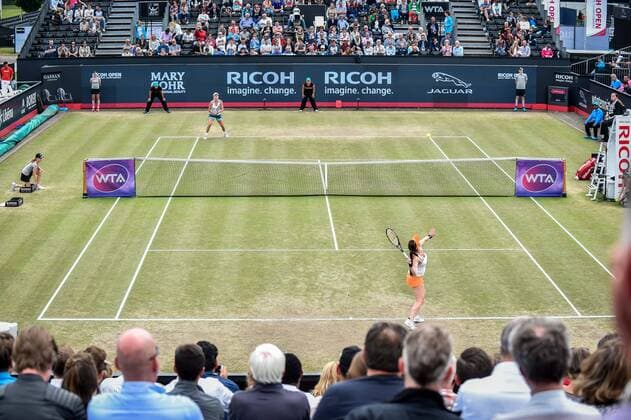 Illustration picture taken during a tennis game between American Madison Brengle and American Coco Vandeweghe in the semi finals of the women s singles at the Ricoh Open WTA Tennis Damen tennis tournament in Rosmalen, the Netherlands, Saturday 11 June 2016. LUCxCLAESSEN  x04869446x