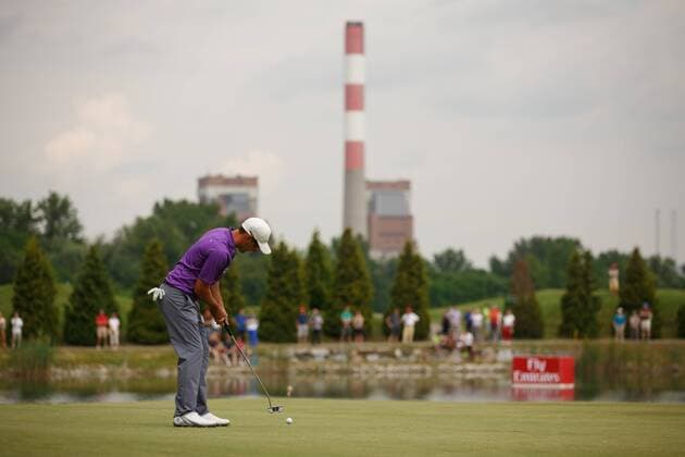 GOLF - PGA Golf Herren Lyoness Open 2016 ATZENBRUGG,AUSTRIA,11.JUN.16 - GOLF - PGA European Tour, Lyoness Open, Diamond Country Club. Image shows Lukas Nemecz (AUT). GEPAxpictures xDanielxGoetzhaber